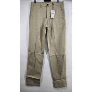 Mango Men’s Size 30 Brown Regular Fit Cotton Trousers Pants NWT